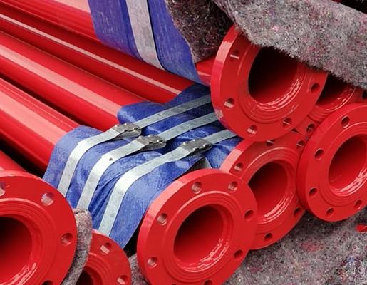 法兰涂塑钢管